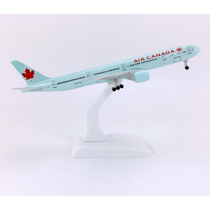 Máy bay mô hình Canada Air_Boeing 777-300ER (18cm, có bánh xe)