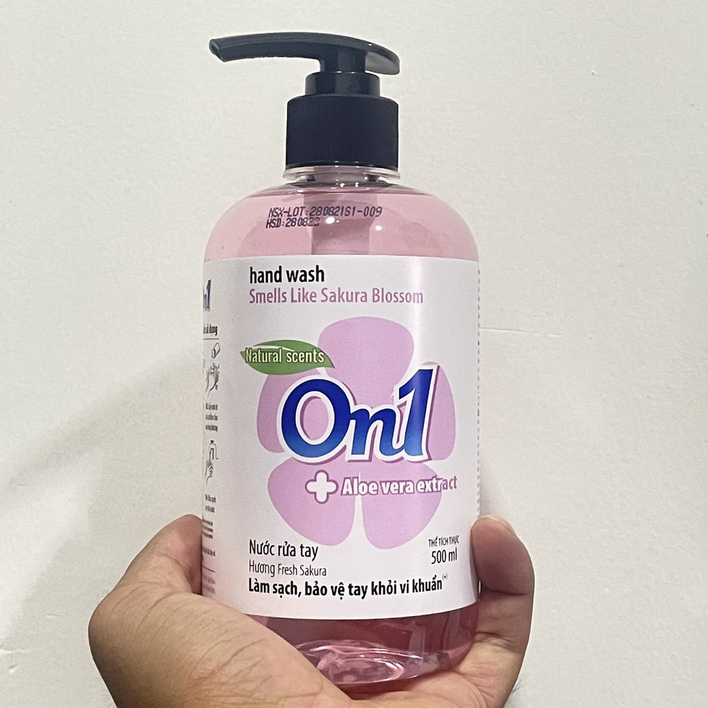 Nước Rửa Tay Sạch Khuẩn One1 500ml - Hương Fresh Sakura