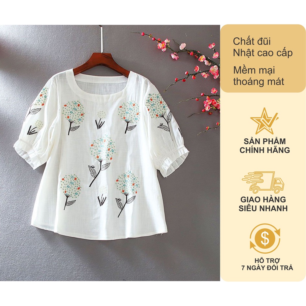 Ao kiểu nữ tay ngắn trẻ trung năng động,4 màu tươi sáng,full size từ 40kg đến 80kg - Mã A17