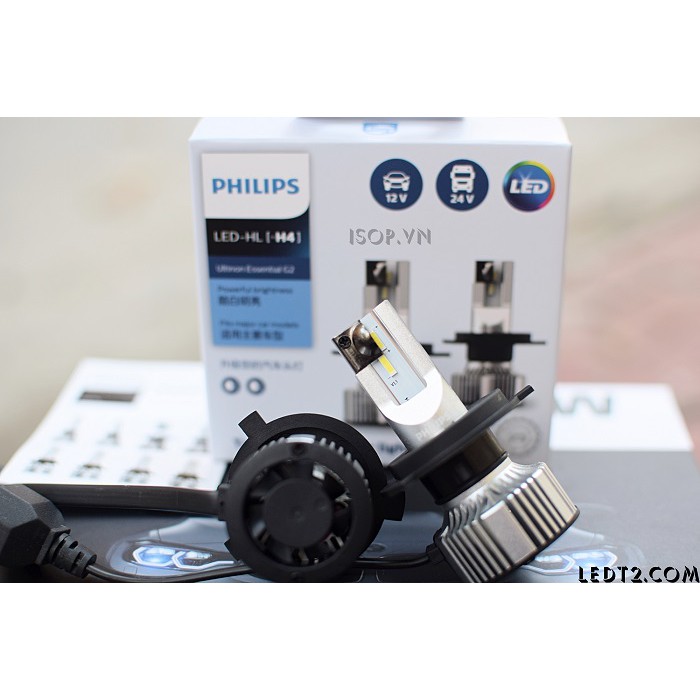 [LEDT2 ISOP] Đèn pha LED Philips Ultinon Essential Gen 2 [Bảo hành 1 năm] [SL: 1 cái]