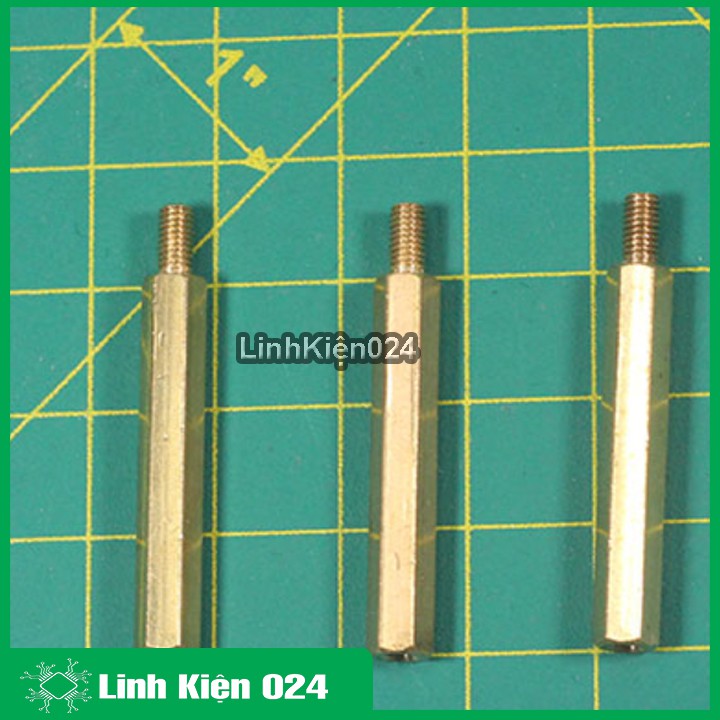 Combo 10 cọc đồng 3Cm và 10 ốc 3mm