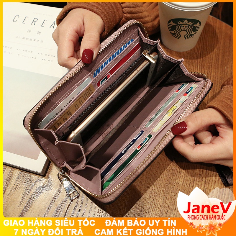 Ví Nữ Dài Cầm Tay Cao Cấp Sang Trọng Phong Cách Hàn Quốc TVNN320