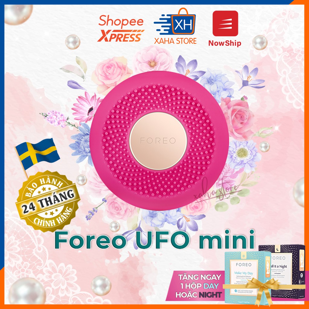 Máy đắp mặt nạ Foreo UFO Mini - Mua kèm deal sốc mặt nạ Foreo