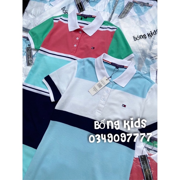 Váy Polo Nữ Kẻ Ngang TM