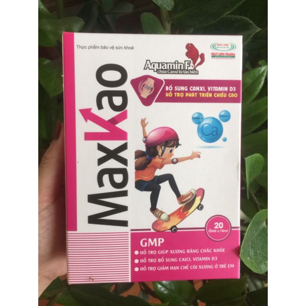 Canxi MaxKao _ hộp 20 ống ( canxi hàm lượng cao, không bị nóng)