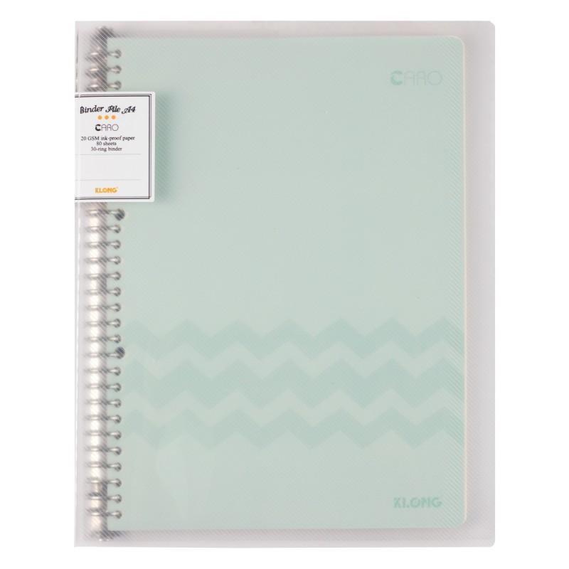 [Kèm Lõi Caro] Binder Sắt - Size A4 Klong 540 Nhà Cam