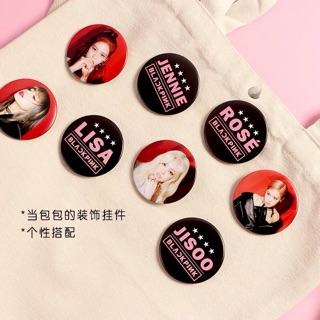Huy hiệu đôi 2 chiếc Black Pink