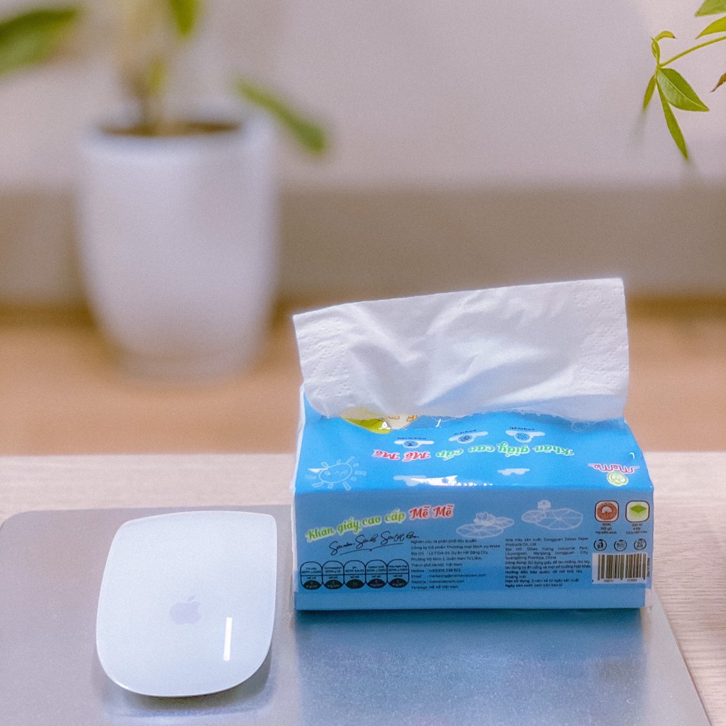 Combo 20 Gói Khăn Giấy Cao Cấp Mễ Mễ 4 Lớp,300 Tờ 120x180mm