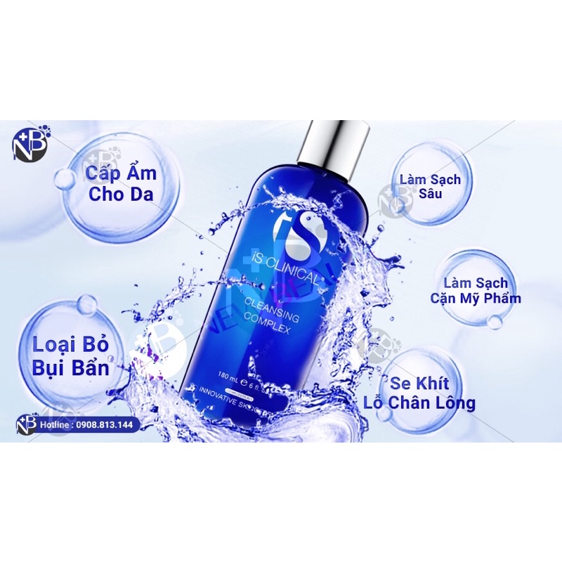 Is clinical cleansing Complex sữa rửa mặt giảm nhờn se khít lỗ chân lông