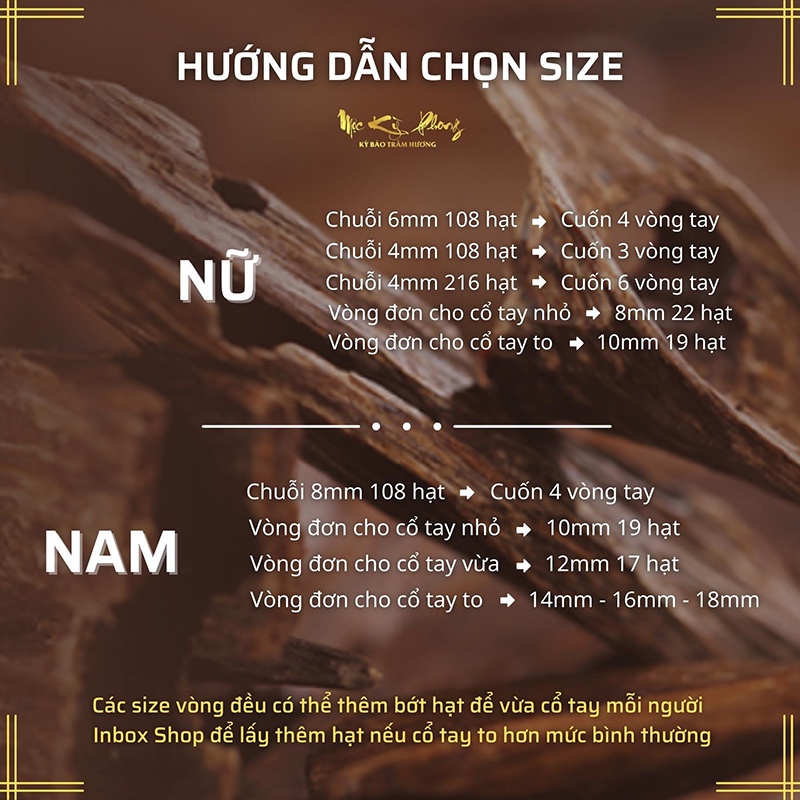 6mm Mix Hồ Ly M01 Vòng Tay Trầm Hương Tự Nhiên Mộc Kỳ Phong Bảo Hành Trọn Đời