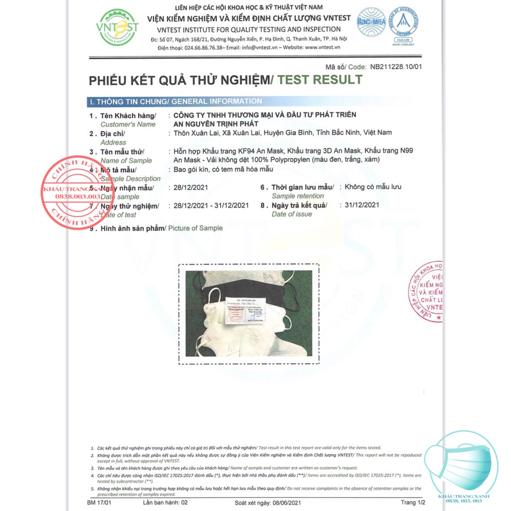 Khẩu Trang N99 6D AnMask Pro 5 lớp lọc công nghệ nano loại bỏ 99% bụi mịn,vi khuẩn đạt chuẩn Hoa Kỳ.