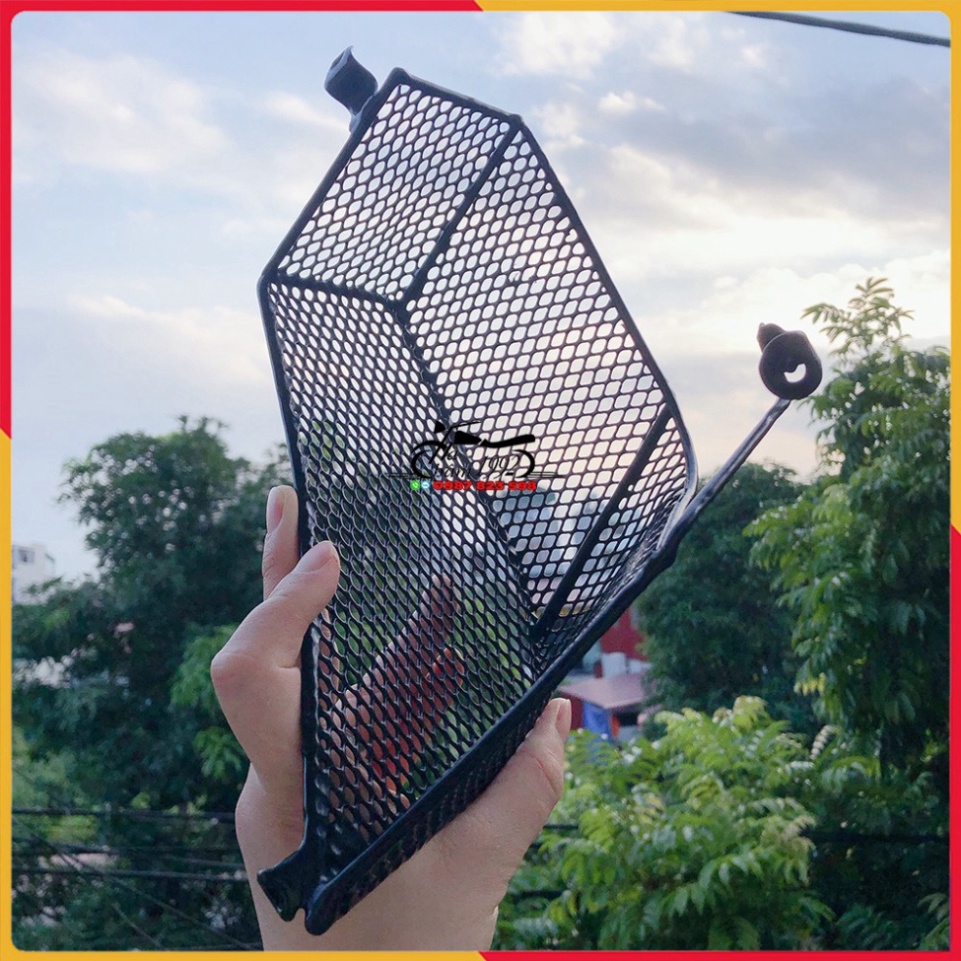 Giỏ Cạnh - Rổ Hông Wave S 110 2009 - 2012 Lưới Thép Sơn Tĩnh Điện SP tự chụp Ảnh thật Sp