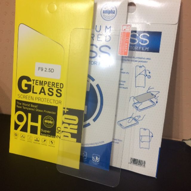 Bộ 3 kính cường lực cao cấp cho Oppo F9