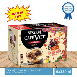 Hộp 15 Gói Cà Phê Đen Đá Hòa Tan NESCAFE Cafe Việt Gói 16g