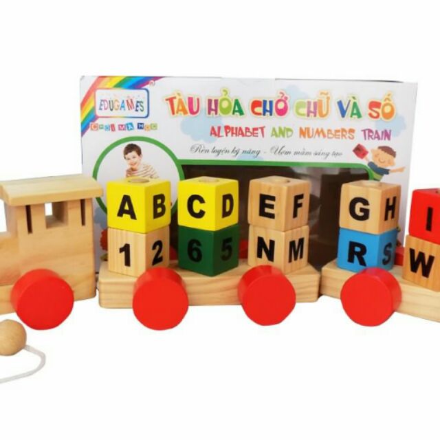 Tàu hỏa chữ và số Edugames