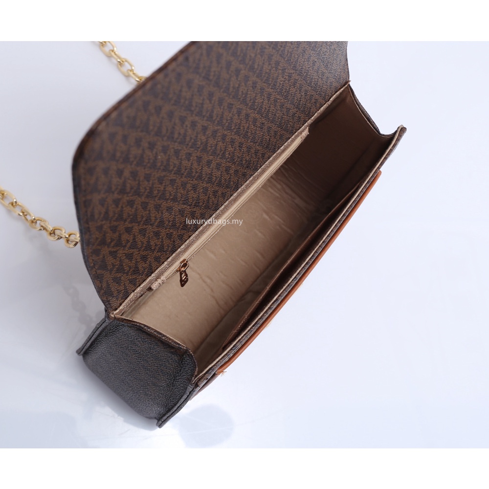 Túi Xách Đeo Chéo Phối Dây Xích Đôi Thời Trang Cao Cấp Dành Cho Nữ