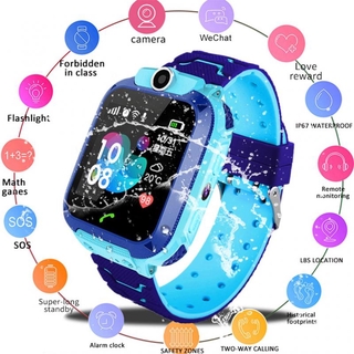 Đồng hồ thông minh định vị của trẻ em Q12 Smartwatch dành cho trẻ em Sinh viên chống mất thông minh Đồng hồ thông minh Gọi thoại cho điện thoại Android IOS