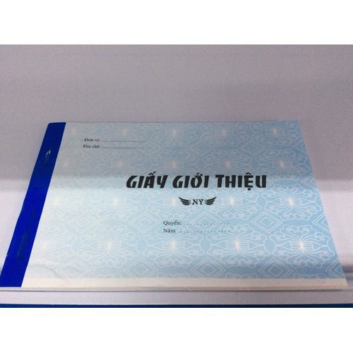 Giấy giới thiệu 1 liên 13x19cm (50 tờ)