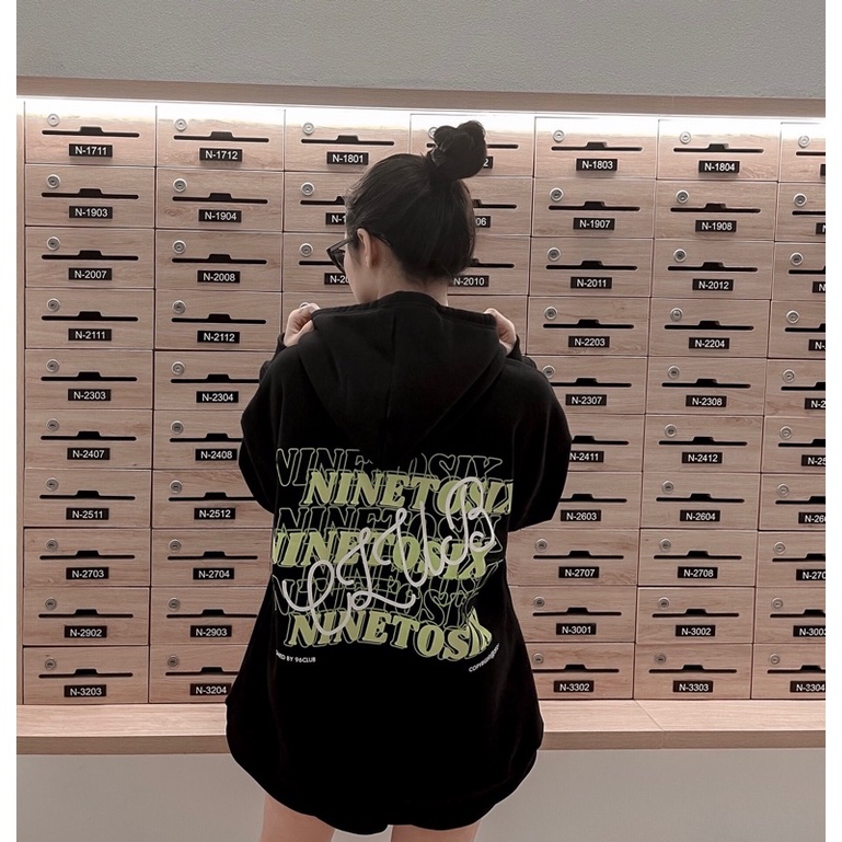 Áo hoodie nam nữ NINETOSIXCLUB, Áo nỉ nam nữ form rộng Unisex chất nỉ bông cotton dày dặn | BigBuy360 - bigbuy360.vn