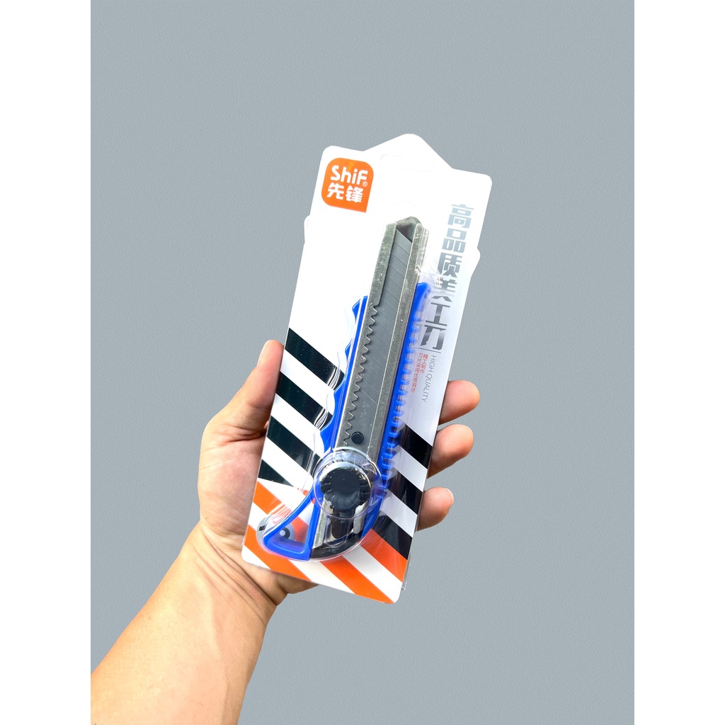 Dao Rọc Giấy Shif 8103 Size Lớn Lưỡi 18mm Cao Cấp 30S