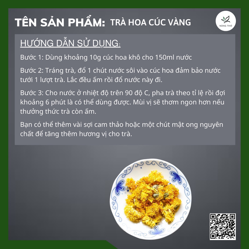 ✅[HÀNG LOẠI 1]200gr Trà Hoa Cúc Vàng Sấy Khô Hoàng Cúc Nguyên Bông Tự Nhiên, Đẹp Da, An Thần