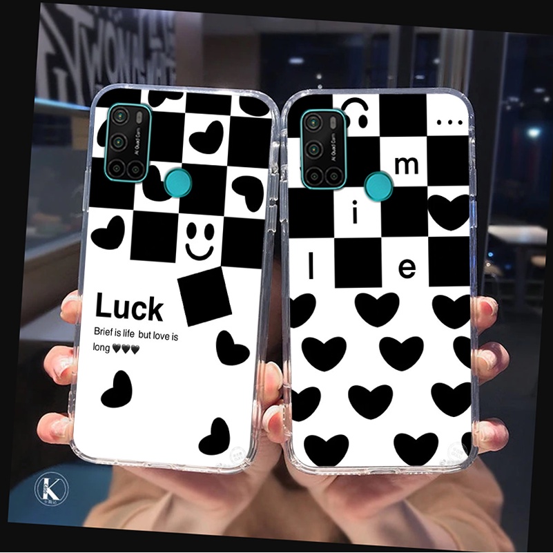 Ốp lưng Vsmart Star 5 / Joy 4 / Live 4 trái tim họa tiết caro, mikey họa tiết beabrick kaws cute