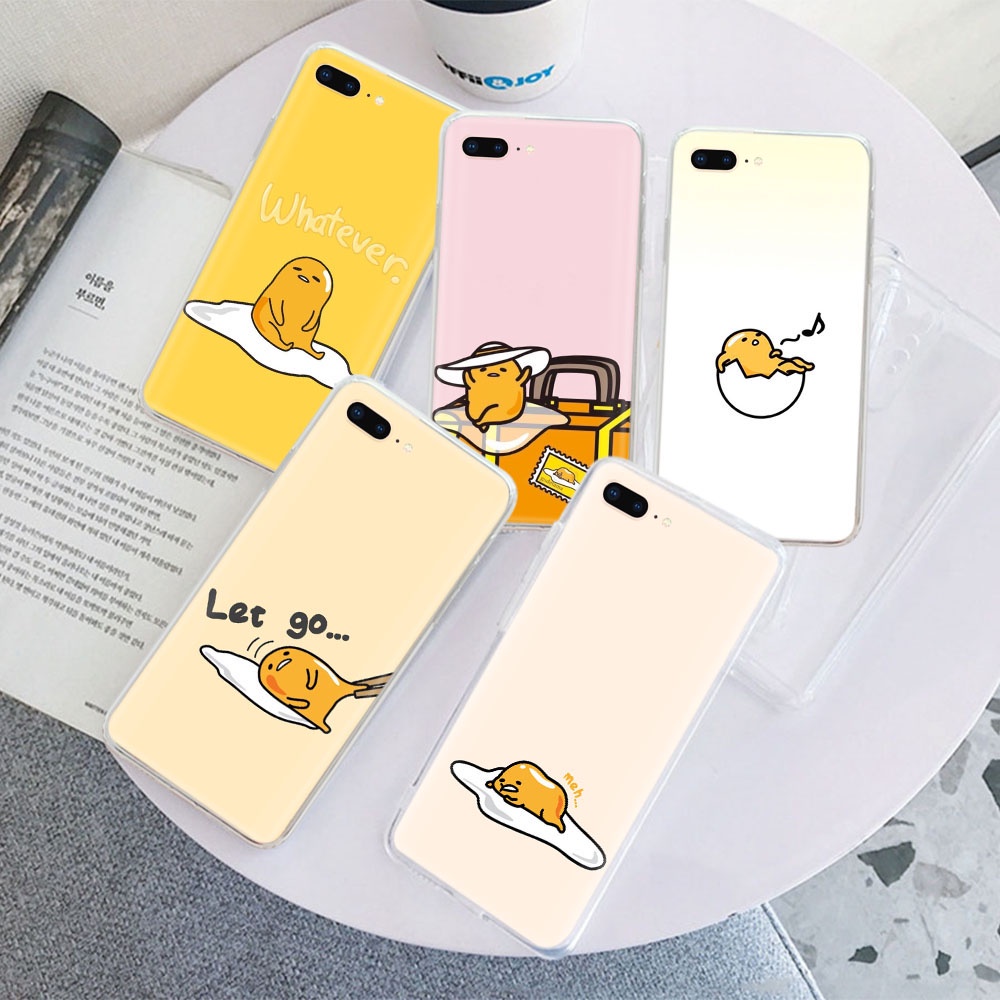 Ốp Lưng Trong Suốt Tr74 Gudetama Cho Iphone 8 7 6 6s 5 5s Se 5c 4s 4