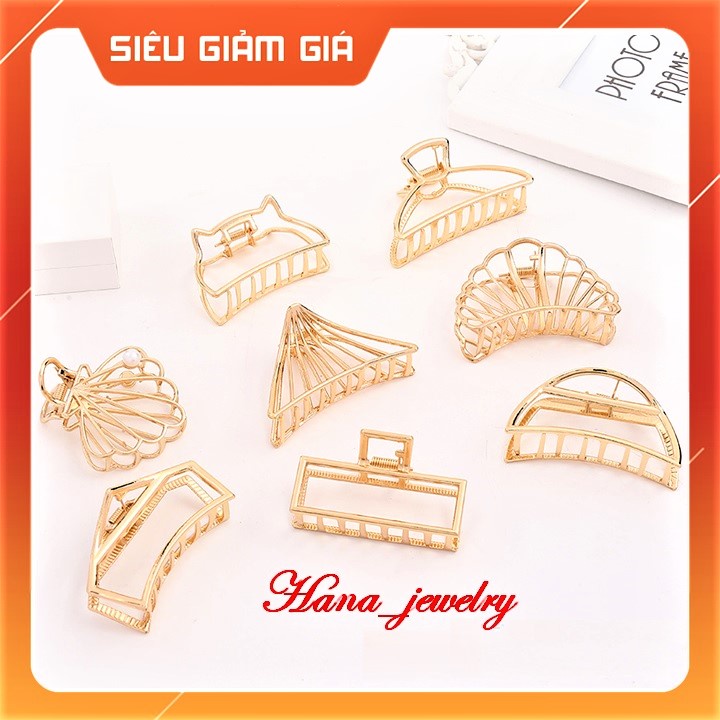 [CÓ SẴN - HCM ] Kẹp Tóc Càng Cua   Kiểu dáng Hàn Quốc,Kim loại cao cấp,Mẫu mã mới nhất,Tôn vinh vẻ đẹp phụ nữ.KTC.M02