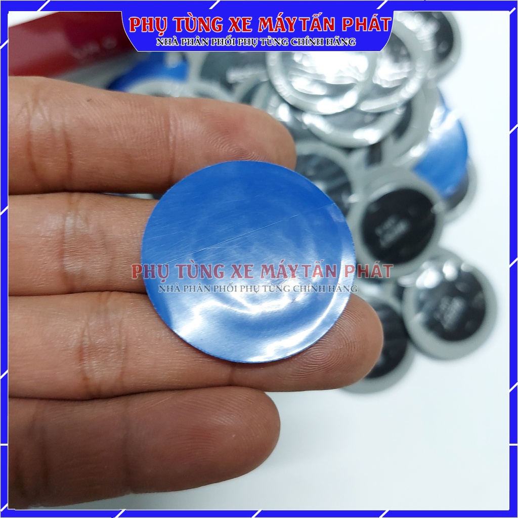 Hộp 100 miếng Tròn 35mm Vá Vỏ - Ruột Xe Đạp Xe Máy Ô Tô Chính Hãng Bestpatch Made INDIA