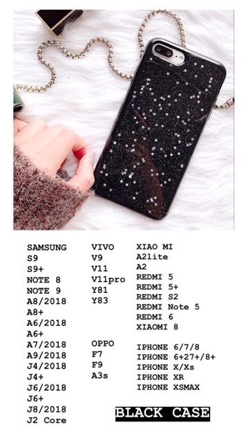 Ốp Điện Thoại Đính Kim Tuyến Cho Iphone Oppo Vivo Xiaomi Samsung Y71 Y83 A3s Redmi 6 6a A7 2018 A9 2018 J4 + J6 + J2core