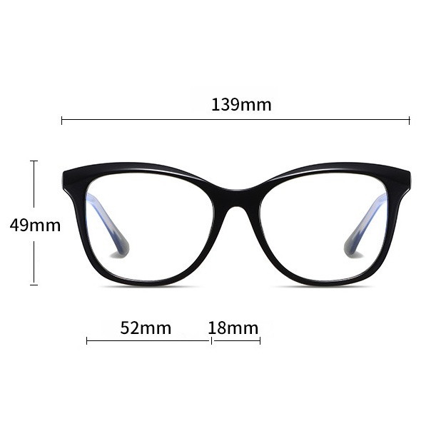 Mắt kính chống ánh sáng xanh nam nữ TR3504