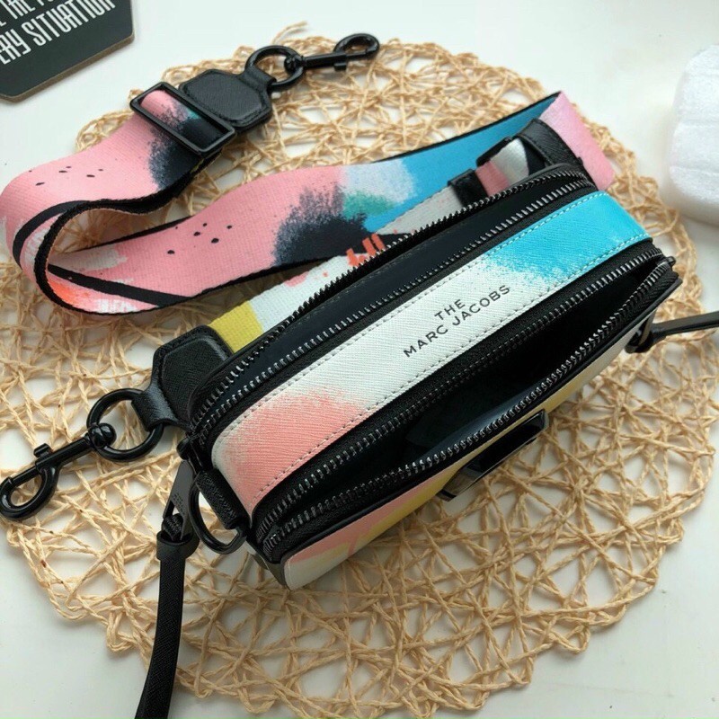 Túi đeo chéo da thật dây bản to