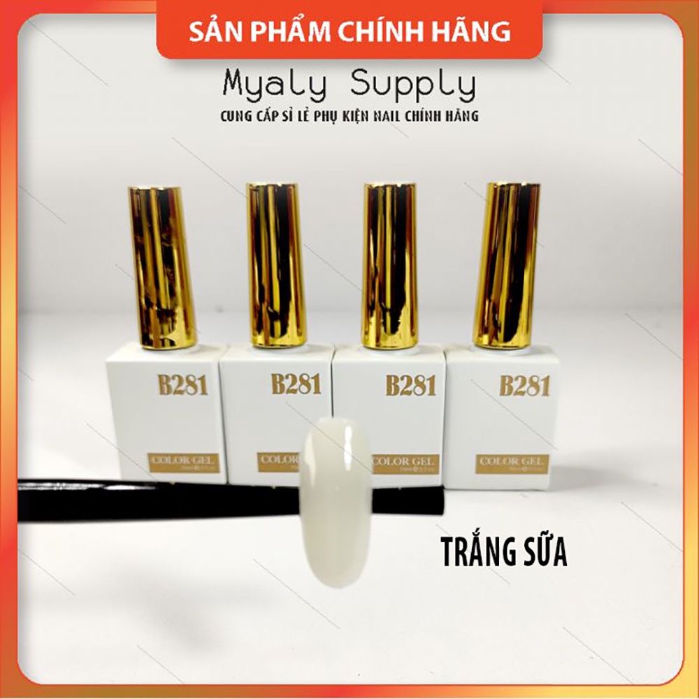 Sơn Gel Trắng Trắng Sữa Đen Nước Gạo Trắng Đục