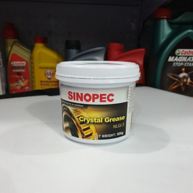 Mỡ Bò Chịu Nhiệt Sinopec Crystal Grease 3