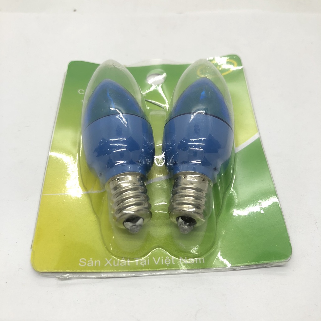 Bóng ớt, bóng cà na led 1W nhiều màu loại tốt PQ  - Điện Việt