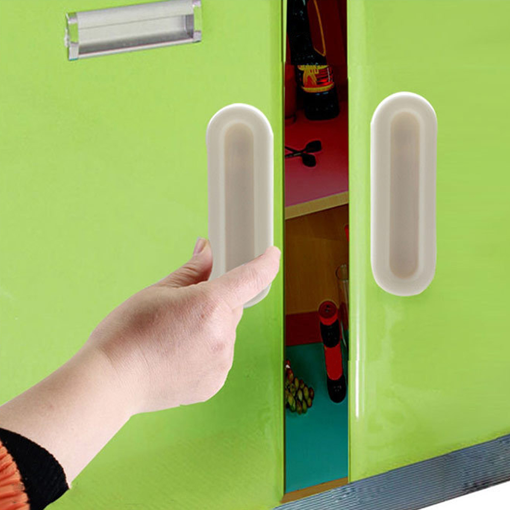 Set 4 Tay Nắm Cửa Tủ Kèm Phụ Kiện