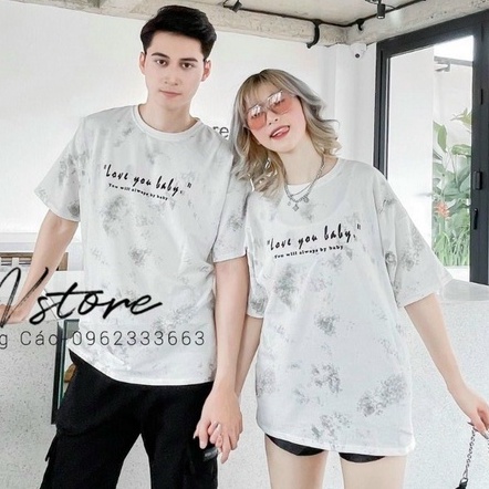 Áo Thun Cặp Đôi Nam Nữ Cổ Tròn LUANSTORE99 vải Cotton co giãn 4 chiều dày dặn tay ngắn nhiều màu