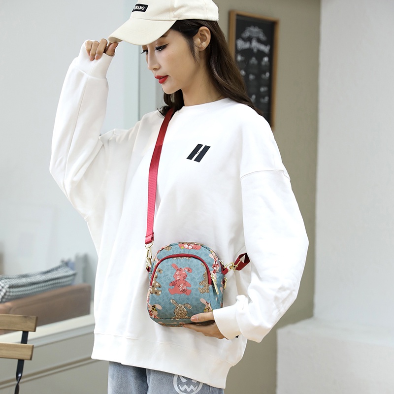 Túi Đeo Chéo Bằng Nilon Thiết Kế Mới Kiểu Dáng Đơn Giản Thời Trang Dành Cho Nữ