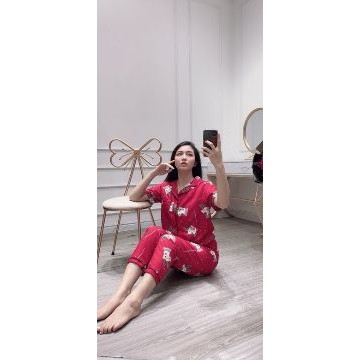 Bộ Pijama 🏆SALE🏆  Quần áo Pijama Kate thái lan Big Size Đồ Ngủ Mặc Nhà Tay Ngắn Quần Dài Chất Đẹp Nhiều Màu