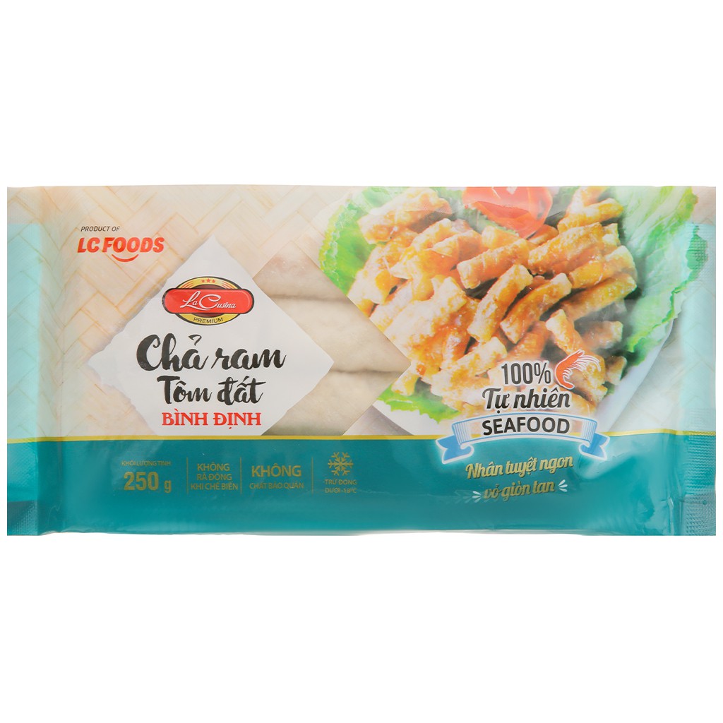 Chả ram tôm đất La Cusina 250g