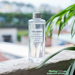 Nước hoa hồng dưỡng ẩm Muji Light Toning Water Hàng Nội Địa Nhật