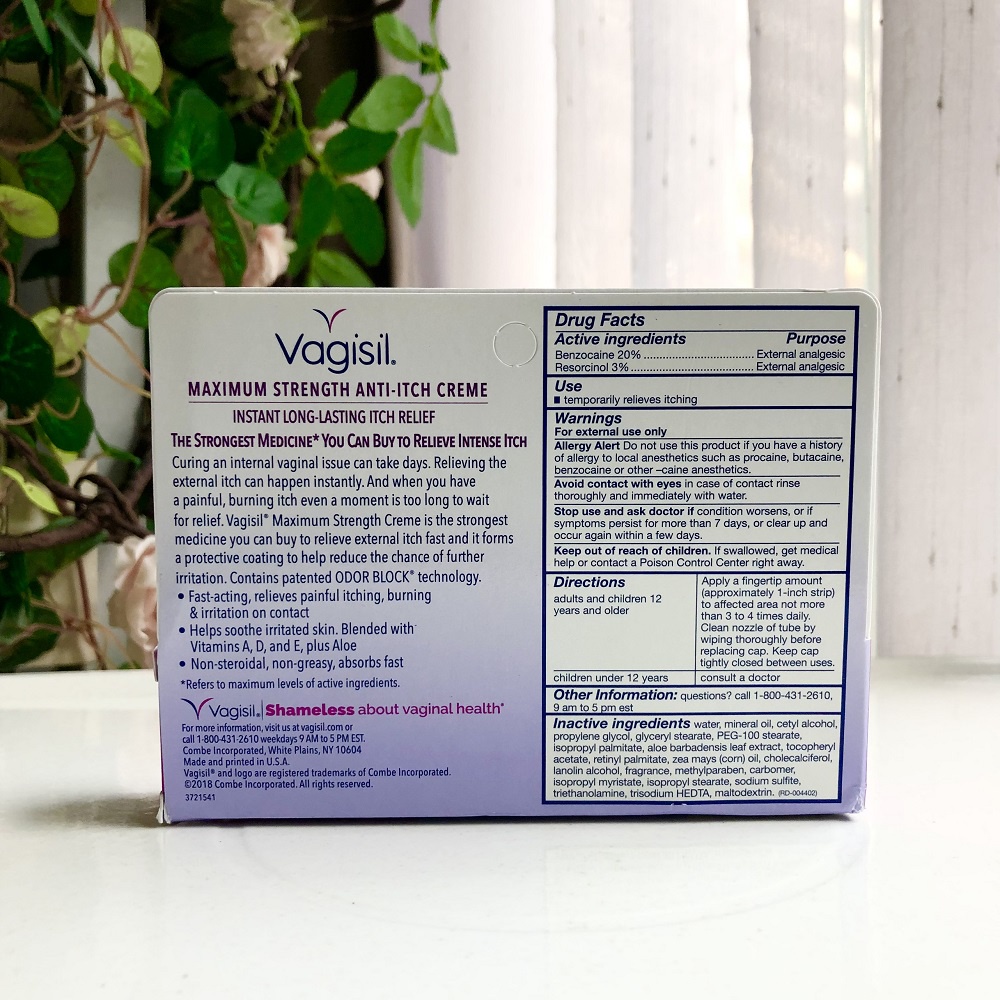 Kem giảm ngứa vùng kín Vagisil