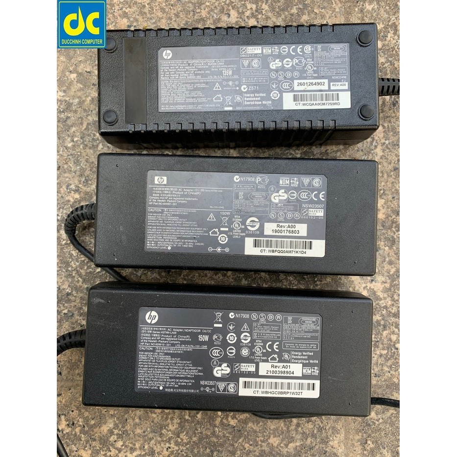 Sạc cho máy tính HP 19.5v 6.9A