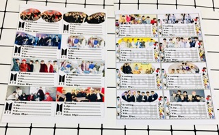 Nhãn vở BTS 32 cái