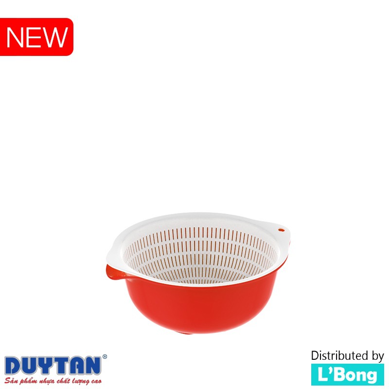 Bộ thau rổ nhựa Duy Tân 2T4 (24 cm)