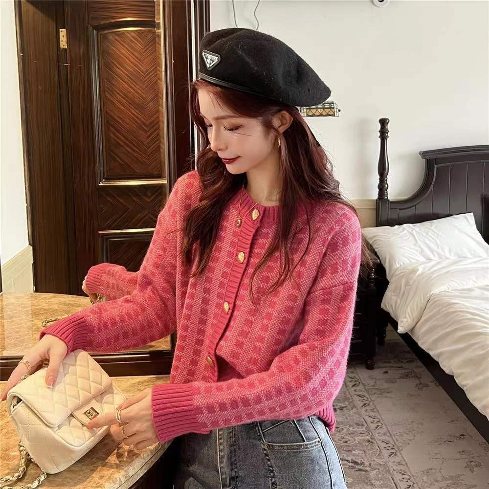 Áo Khoác Len Mềm Dáng Ngắn Thời Trang Thu Đông Dành Cho Nữ