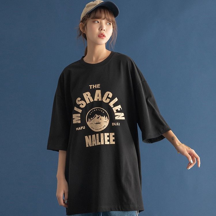 NRVP Áo Thun Ngắn Tay Cổ Tròn Thời Trang Cho Nữ 2021