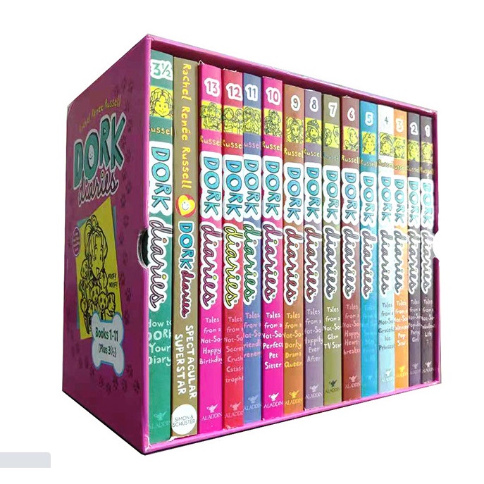 [Free ship]Bộ Nhập - Full Boxset 15c - Dork diaries - Hot!