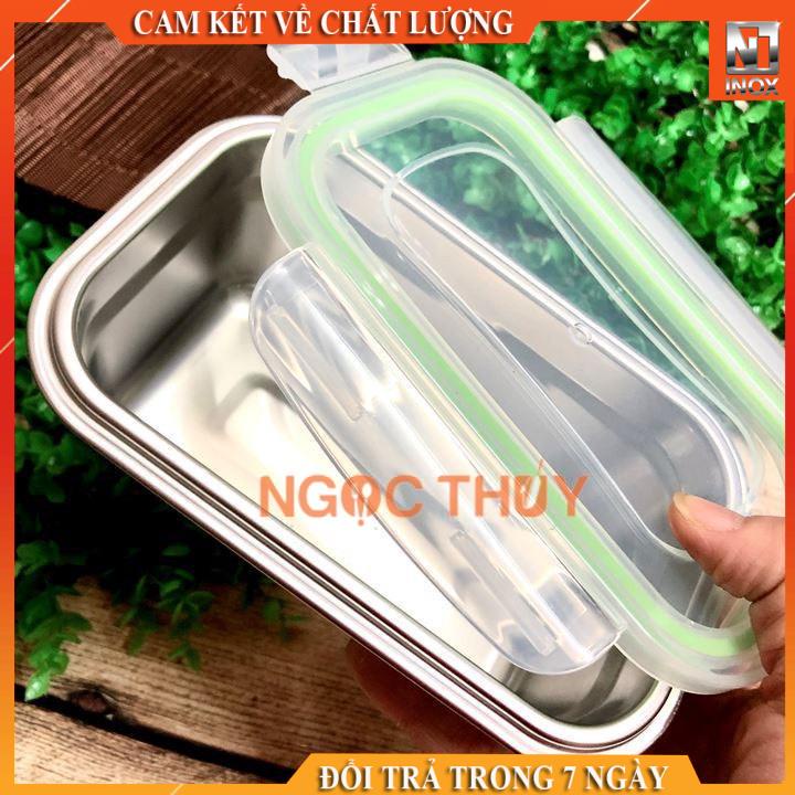 Khay inox đựng thực phẩm đông lạnh nắp nhựa đủ size