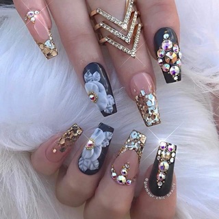 Thảm lông chụp hình nail